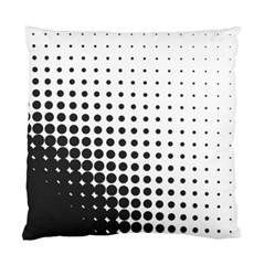 Comic Dots Polka Black White Standard Cushion Case (one Side) by Mariart