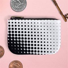 Comic Dots Polka Black White Mini Coin Purses by Mariart