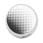 Comic Dots Polka Black White 4-Port USB Hub (Two Sides)  Front