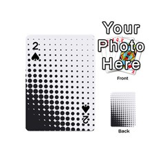 Comic Dots Polka Black White Playing Cards 54 (mini) 