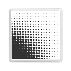 Comic Dots Polka Black White Memory Card Reader (square)  by Mariart