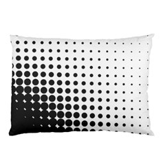 Comic Dots Polka Black White Pillow Case (two Sides) by Mariart