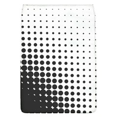 Comic Dots Polka Black White Flap Covers (l) 