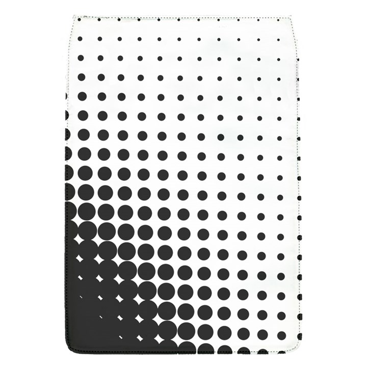 Comic Dots Polka Black White Flap Covers (S) 