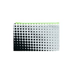 Comic Dots Polka Black White Cosmetic Bag (xs) by Mariart