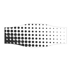 Comic Dots Polka Black White Stretchable Headband by Mariart