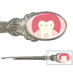 Sad Tooth Pink Letter Openers by Mariart