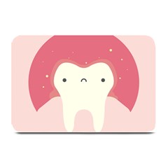 Sad Tooth Pink Plate Mats