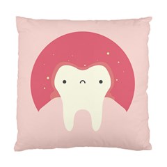 Sad Tooth Pink Standard Cushion Case (one Side)