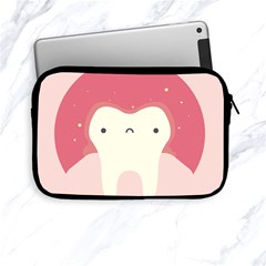 Sad Tooth Pink Apple Ipad Mini Zipper Cases by Mariart