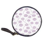 Purple Tulip Flower Floral Polkadot Polka Spot Classic 20-CD Wallets Front