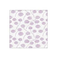 Purple Tulip Flower Floral Polkadot Polka Spot Satin Bandana Scarf by Mariart