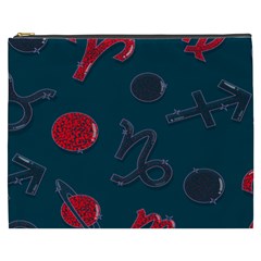 Zodiac Signs Planets Blue Red Space Cosmetic Bag (xxxl)  by Mariart