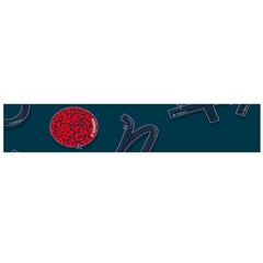 Zodiac Signs Planets Blue Red Space Flano Scarf (large) by Mariart