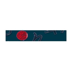 Zodiac Signs Planets Blue Red Space Flano Scarf (mini) by Mariart