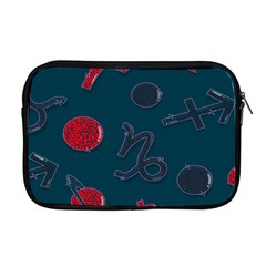 Zodiac Signs Planets Blue Red Space Apple Macbook Pro 17  Zipper Case by Mariart