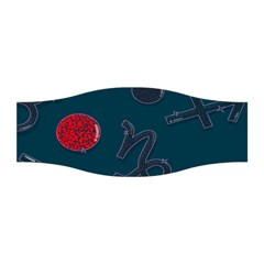 Zodiac Signs Planets Blue Red Space Stretchable Headband