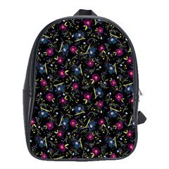 Floral Pattern School Bags(large)  by ValentinaDesign