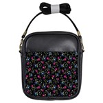 Floral pattern Girls Sling Bags Front