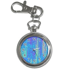 Vertical Behance Line Polka Dot Blue Green Purple Key Chain Watches