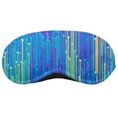 Vertical Behance Line Polka Dot Blue Green Purple Sleeping Masks by Mariart