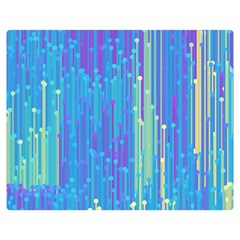 Vertical Behance Line Polka Dot Blue Green Purple Double Sided Flano Blanket (medium) 