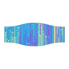 Vertical Behance Line Polka Dot Blue Green Purple Stretchable Headband by Mariart