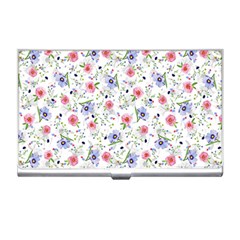 Floral Pattern Business Card Holders by ValentinaDesign