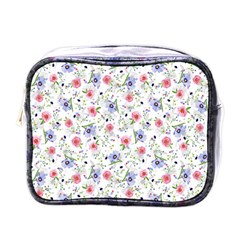 Floral Pattern Mini Toiletries Bags by ValentinaDesign