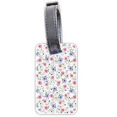 Floral Pattern Luggage Tags (two Sides) by ValentinaDesign