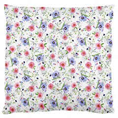 Floral Pattern Large Cushion Case (one Side) by ValentinaDesign