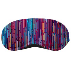 Vertical Behance Line Polka Dot Blue Green Purple Red Blue Black Sleeping Masks by Mariart