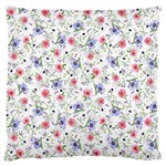 Floral pattern Large Flano Cushion Case (Two Sides) Front