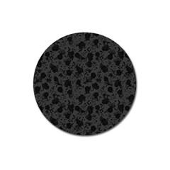 Floral Pattern Magnet 3  (round) by ValentinaDesign