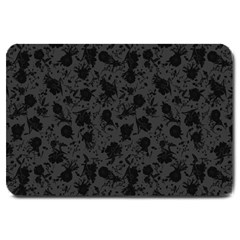 Floral Pattern Large Doormat  by ValentinaDesign