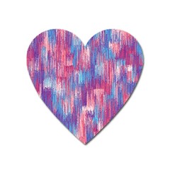 Vertical Behance Line Polka Dot Blue Green Purple Red Blue Small Heart Magnet by Mariart