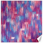 Vertical Behance Line Polka Dot Blue Green Purple Red Blue Small Canvas 16  x 16   15.2 x15.41  Canvas - 1