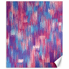 Vertical Behance Line Polka Dot Blue Green Purple Red Blue Small Canvas 20  X 24   by Mariart