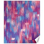 Vertical Behance Line Polka Dot Blue Green Purple Red Blue Small Canvas 20  x 24   19.57 x23.15  Canvas - 1