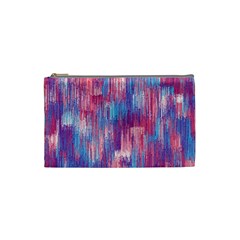 Vertical Behance Line Polka Dot Blue Green Purple Red Blue Small Cosmetic Bag (small)  by Mariart