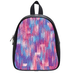 Vertical Behance Line Polka Dot Blue Green Purple Red Blue Small School Bags (small)  by Mariart