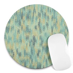 Vertical Behance Line Polka Dot Grey Round Mousepads by Mariart