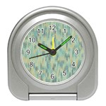 Vertical Behance Line Polka Dot Grey Travel Alarm Clocks Front