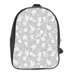 Floral Pattern School Bags (xl) 