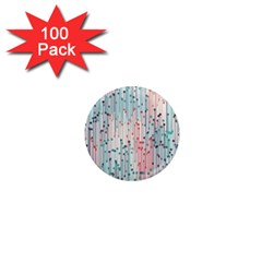 Vertical Behance Line Polka Dot Grey Pink 1  Mini Magnets (100 Pack)  by Mariart