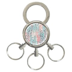 Vertical Behance Line Polka Dot Grey Pink 3-ring Key Chains by Mariart