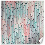 Vertical Behance Line Polka Dot Grey Pink Canvas 20  x 20   19 x19.27  Canvas - 1