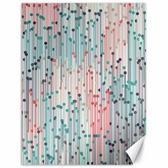 Vertical Behance Line Polka Dot Grey Pink Canvas 18  X 24   by Mariart