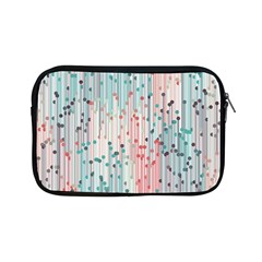 Vertical Behance Line Polka Dot Grey Pink Apple Ipad Mini Zipper Cases by Mariart