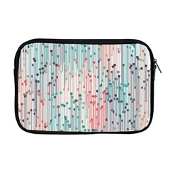 Vertical Behance Line Polka Dot Grey Pink Apple Macbook Pro 17  Zipper Case by Mariart